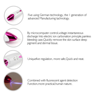 Laser Freckle Removal Machine | Skin Mole Dark Spot Face Wart Tag Remover Pen - Image 2
