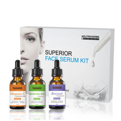 Neutriherbs Face Vitamin C Serum | Hyaluronic Acid | Retinol, Collagen Serum Kit Skin Whitening Moisturizer Anti Wrinkle Anti Aging - Image 2