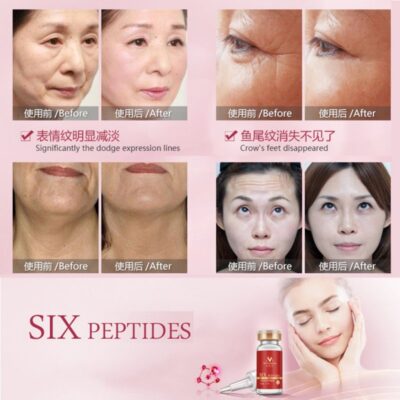 Argireline + Aloe Vera + Collagen Peptides Rejuvenation Anti Wrinkle Serum For Face Skin Care Anti-aging Cream - Image 5