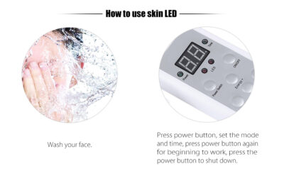 Orizon Photon Therapy Light Treatment Skin Rejuvenation LED Facial Mask - Image 5