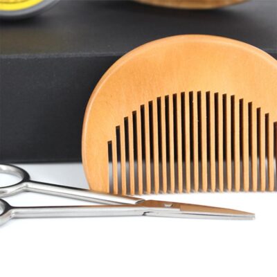 Originator Beard Oil Kit with Beard Brush Comb Beard Oil and Cream Scissors - Image 3