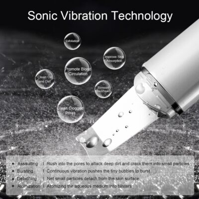 Ultrasonic Deep Skin Face Scrubber,  Facial Pore Cleaner - Image 3