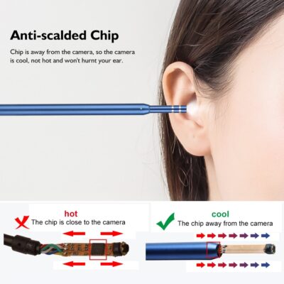 6 LED Ear Endoscope 3-in-1 USB Inspection Camera Ear Wax Remove+ Replace Tips - Image 5