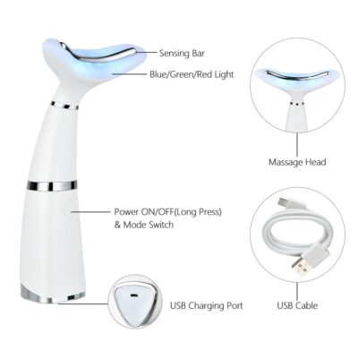 Sonic Face Massager, Skin Tightening Machine, V-Shape Firming & Tonining Device